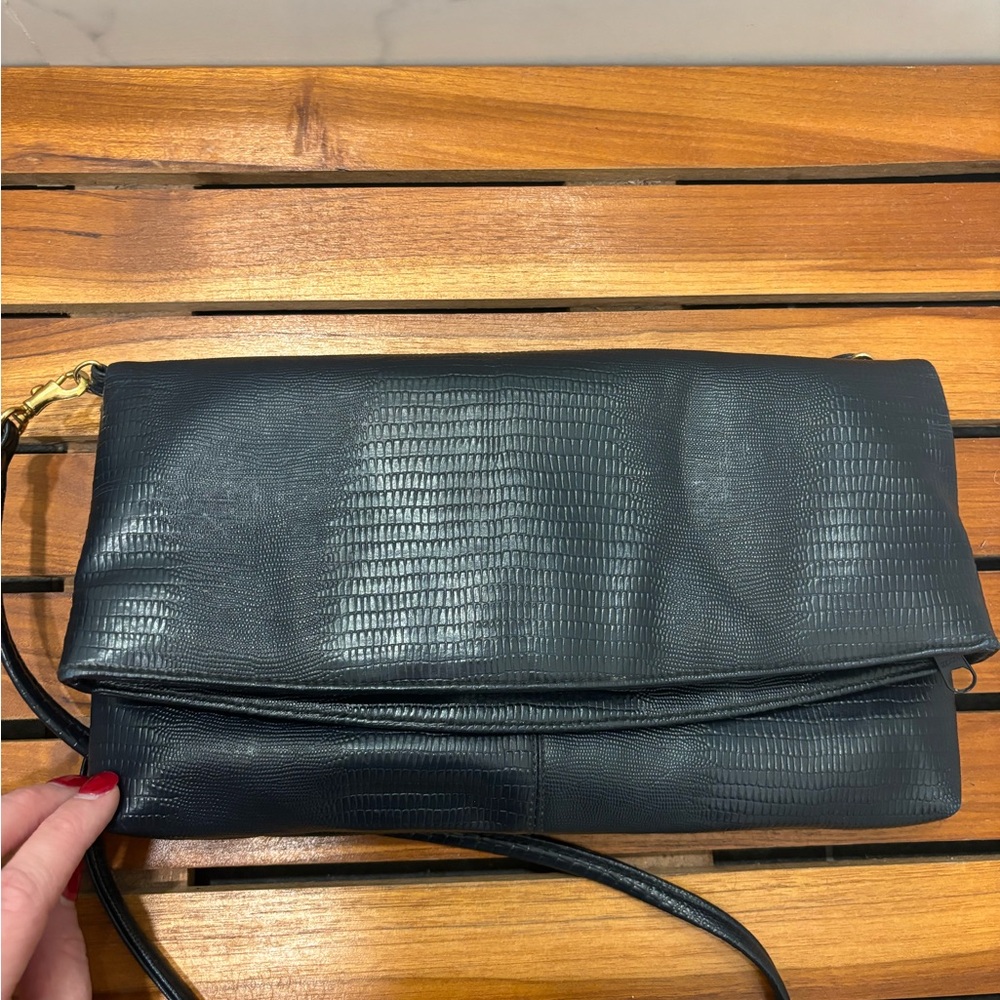 Vintage Navy Crossbody Purse